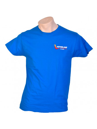 BLUE EMBROIDERED T-SHIRT
